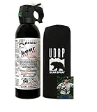 Udap Bear Spray Super Magnum 13.4oz Spray & Hip Holster 18hp...